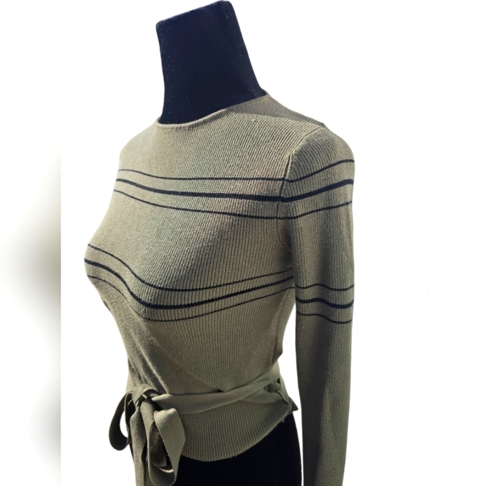 Zara crop green sweater size S - Picture 1 of 10